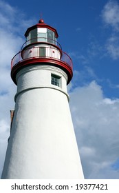 White and Red Lighthouse