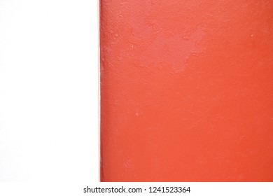 white and red wall for background