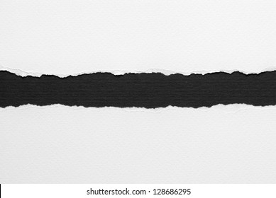 White ripped paper - Shutterstock ID 128686295