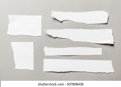 White Ripped Paper