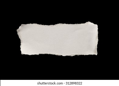 White Ripped Piece of Paper isolated on Black Background. Top View of Blank Adhesive Paper Tag. Blank Note with Copy Space for Text or Image - Powered by Shutterstock