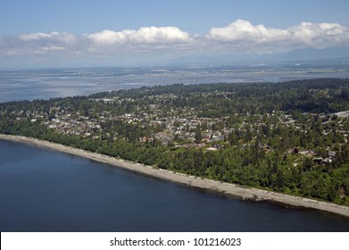 White Rock with Cresten Beach and Metro Vancouver Panorama