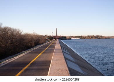 White Rock Lake And Filter Building 