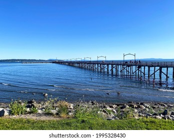 White Rock Pier Longest Pier Canada Stock Photo 1995328430 