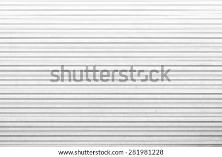 White roller shutter door background