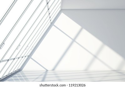 White Room With Big Window