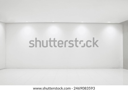 White Room with ceiling light from panel bulbs.