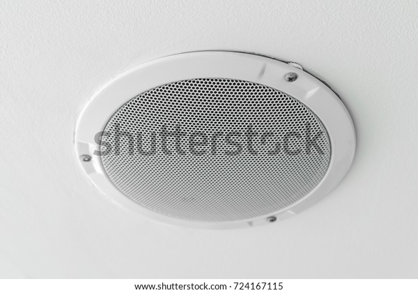 White Round Circle Speaker Grille Hanging Technology