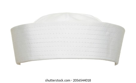 White Sailor Hat Front View Cut Out. - Shutterstock ID 2056544018