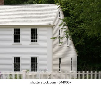 White Saltbox House, New England