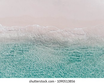 White sand beach and clearblue water