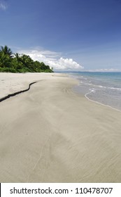 White Sand Beach At Coiba Island, Veraguas Province, Panama,Central America