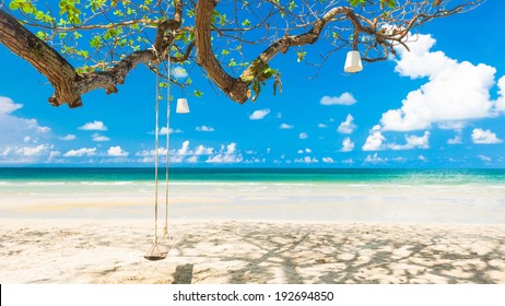 White Sand Beach At Koh Chang Island