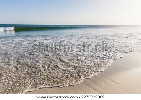 White sand beach near Salalah, Sultanate of Oman
