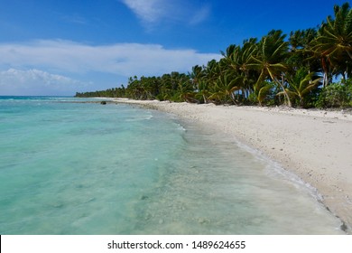 White Sand Beach On Arno Atoll In The Marshall Islands