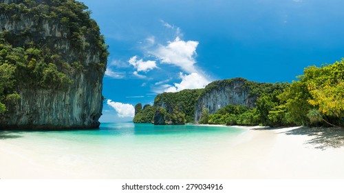 White Sand Beach At Southern Of Thailand