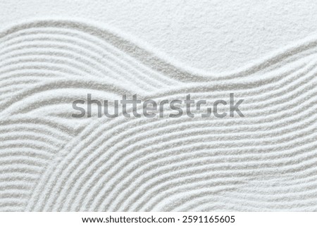White sand pattern close up