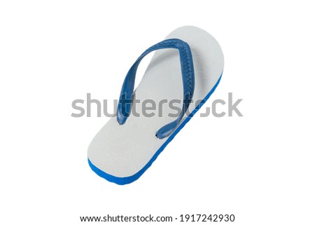 A white sandals isolated on white background.