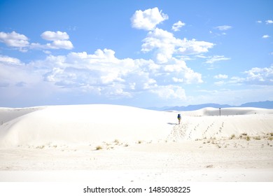 White Sands National Monument Hiker