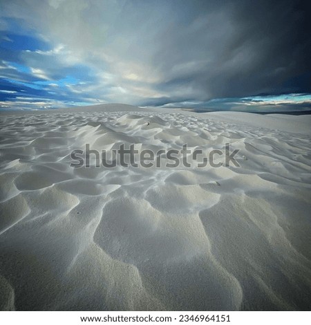 White sands national park New Mexico.