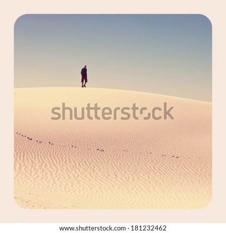 Similar – Image, Stock Photo Run to the abyss