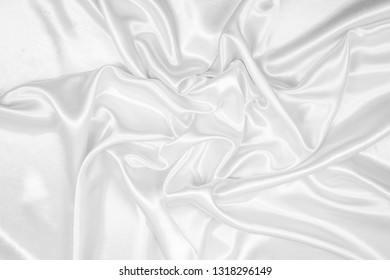 White Satin Fabric Texture Background Art Stock Photo 1318296149 ...