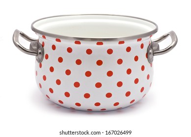 pot with dots