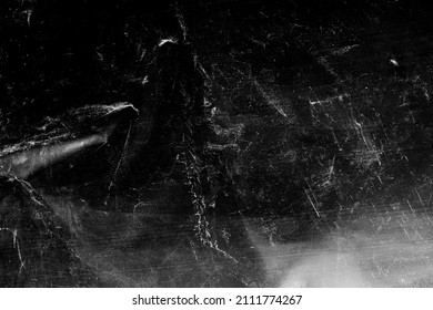 white scratches with spotsisolated on black background. High quality photo - Shutterstock ID 2111774267