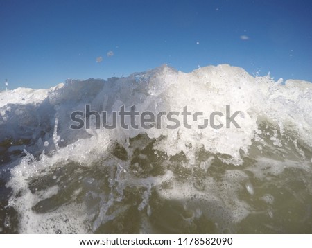 Similar – Image, Stock Photo the perfect wave Joy Life