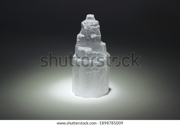 White Selenite Raw Crystal\
Tower
