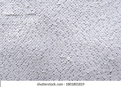 White sequin fabric background Images ...