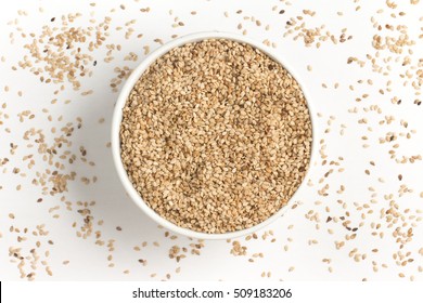 White Sesame Isolated