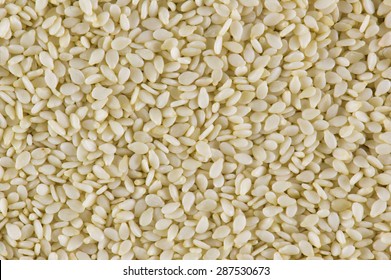 White Sesame Seeds  Background