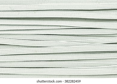 White Sewing Elastic Background