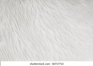 white sheepskin fur texture