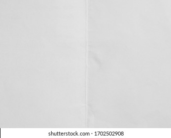 White Sheet Of Paper Folded Texture