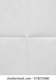 White Sheet Of Paper Folded Texture