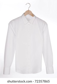 White Shirt On A Hanger