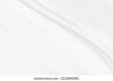 white silk textured cloth background,Closeup of rippled satin fabric with soft waves. - Shutterstock ID 2312040381