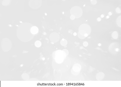 White and silver blur abstract background with bokeh lights for background and wallpaper Christmas. - Shutterstock ID 1894165846
