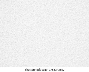White Skim Coat Cement (concrete) Wall  Texture For Background.
