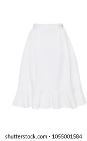 
White Skirt On White Background