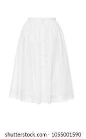 
White Skirt On White Background