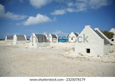 White Slave Huts at Bonaire