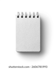 White Small Ringbinder Notepad Cover