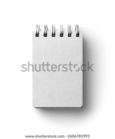 White Small Ringbinder Notepad Cover