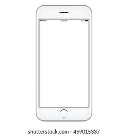 White smartphone mockup. - Shutterstock ID 459015337