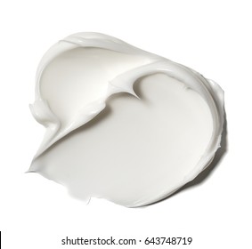 White Smear Cosmetic Cream Isolated On Stock Photo (Edit Now) 643748908