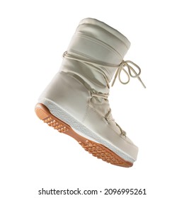 White Snow Boot, Women's Fashion, Warm Boots, Moon Boot, Snow Shoes, Product Photography