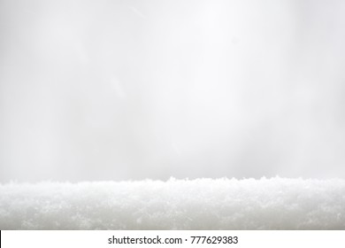 White Snow Border.